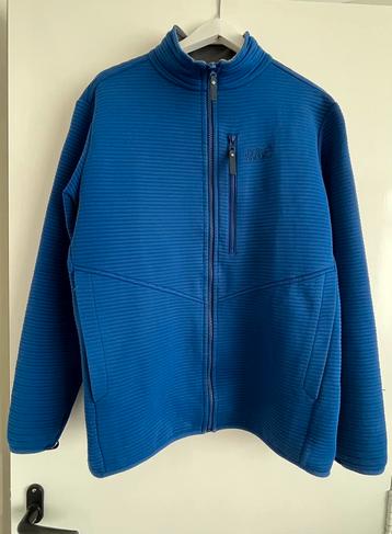 Mooi Blauw Jack Wolfskin Fleece Vest maat XL beschikbaar voor biedingen