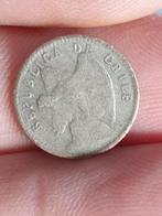 Chili, 5 centavos 1908, zilver (19), Postzegels en Munten, Munten | Amerika, Zilver, Ophalen of Verzenden, Zuid-Amerika