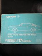 Originele onderdelenboeken Renault 17 en 17 gordini, Auto diversen, Handleidingen en Instructieboekjes, Ophalen of Verzenden