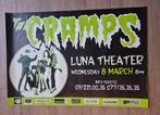 The Cramps Poster - Luna Theater & Ancienne Belgique, Ophalen of Verzenden, A1 t/m A3, Muziek, Rechthoekig Staand
