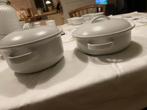 Kookpannen /dekschalen thomas trend wit, Huis en Inrichting, Keuken | Potten en Pannen, Ophalen, Zo goed als nieuw, Overige materialen