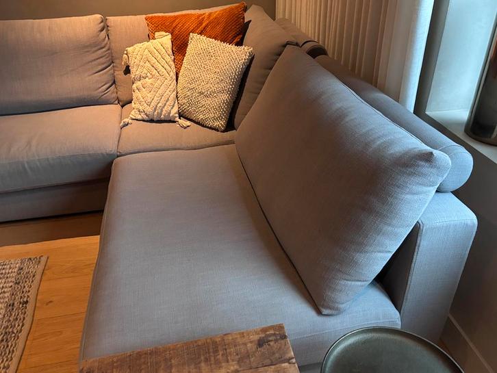 Heerlijke relaxe grijze modulaire bank te koop, Huis en Inrichting, Banken | Complete zithoeken, Gebruikt, Ophalen