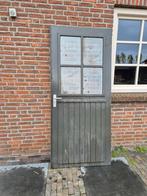 Deur hardhout 2 stuks, Doe-het-zelf en Verbouw, Deuren en Horren, Ophalen, Gebruikt, Buitendeur, 200 tot 215 cm