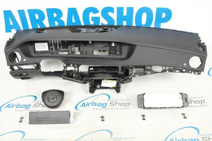 Airbag set - Dashboard Mercedes S klasse W222 (2013-heden), Auto-onderdelen, Dashboard en Schakelaars, Gebruikt, Ophalen of Verzenden