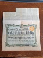 Obligatie N.-H. Crediet en Hypotheekbank, Postzegels en Munten, Aandelen en Waardepapieren, Ophalen of Verzenden, 1920 tot 1950