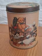 Vintage bewaarblik / voorraadblik. Dieren. Beer. Gans. H11cm, Ophalen of Verzenden, Zo goed als nieuw