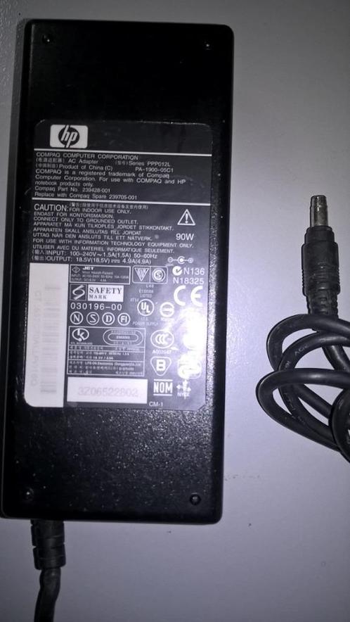 Hp - pa19000-5c1 charger, Computers en Software, Laptop-opladers, Zo goed als nieuw, Ophalen of Verzenden