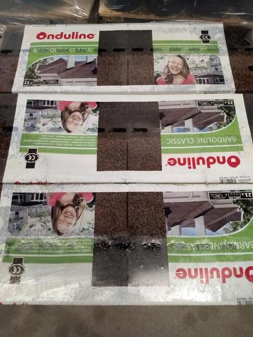 diverse FAILLISSEMENTSPALLETS nwe daksingels iko &onduline, Tuin en Terras, Tuinhuizen, Nieuw, Tuinhuis, Hout, 500 cm of meer