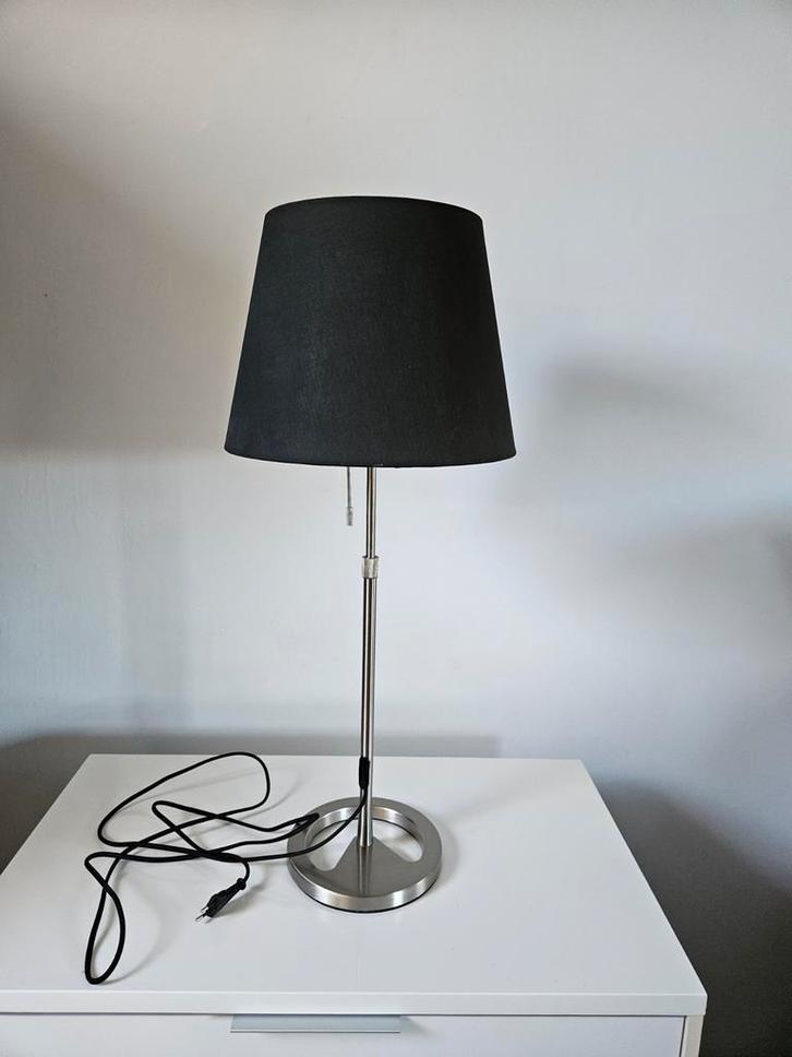 Verstelbare Staande Tafellamp - Dimbaar, Huis en Inrichting, Lampen | Tafellampen, Zo goed als nieuw, 50 tot 75 cm, Metaal, Stof