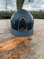 Kep italia blauw (met hoes), Dieren en Toebehoren, Paardrijkleding, Ophalen of Verzenden, Zo goed als nieuw, Dressuur, Cap