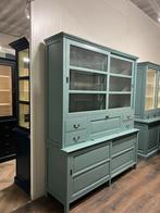 Zacht blauw buffetkast / winkelkast /vitrinekast/ boekenkast, Ophalen of Verzenden