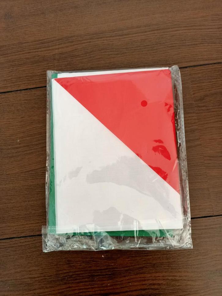 Vlag Palestina met ringen, Diversen, Vlaggen en Wimpels, Nieuw, Ophalen of Verzenden