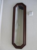 Te koop 8-hoekige spiegel met mooie houten lijst, Huis en Inrichting, Woonaccessoires | Spiegels, Ophalen, Minder dan 50 cm, Gebruikt