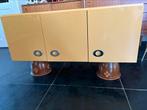 Leuke retro wandkast / dressoir / TV meubel bovenkast, geel, Huis en Inrichting, Kasten | Dressoirs, Ophalen, Gebruikt, 100 tot 150 cm