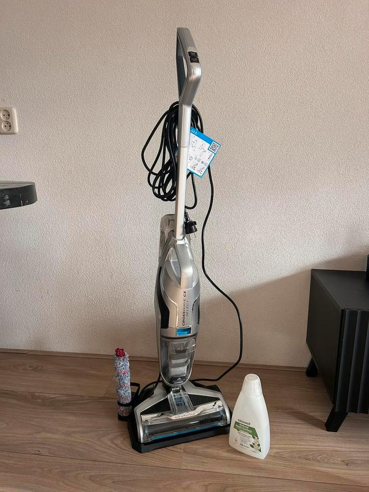 Bissell crosswave C3 twv €279,99, Witgoed en Apparatuur, Stofzuigers, Gebruikt, Waterstofzuiger, Reservoir, Ophalen