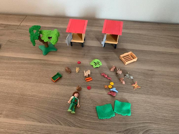 Playmobil 71252. Konijnenhok, Kinderen en Baby's, Speelgoed | Playmobil, Zo goed als nieuw, Complete set, Ophalen