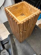 Kerstboom bak hardhout bu/bi, Tuin en Terras, Bloembakken en Plantenbakken, Ophalen, Minder dan 30 cm, Rond, Zo goed als nieuw