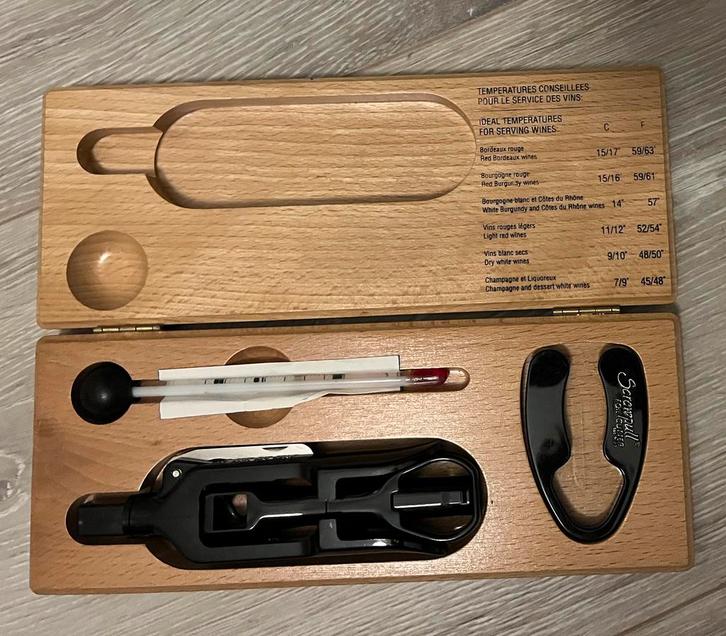 Bijna gratis: ongebruikte Screwpull sommeliersset, Huis en Inrichting, Keuken | Bestek, Zo goed als nieuw, Overige materialen