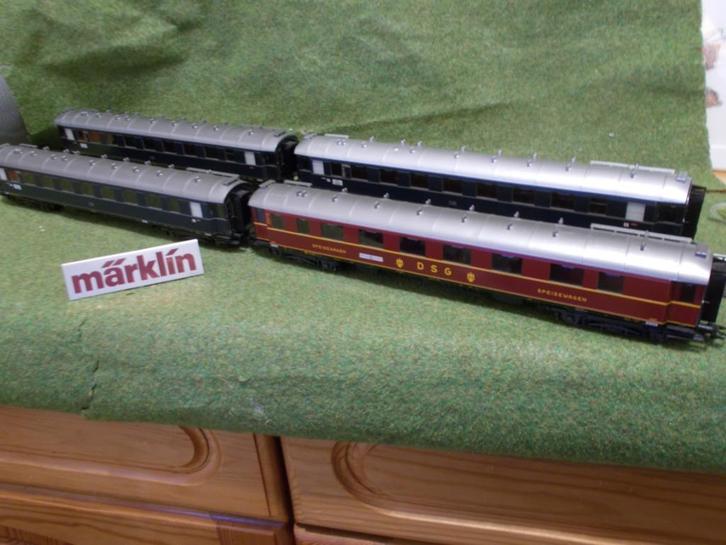 Marklin 42281 geheel metalen DB rijtuigen Verzenden kan ook, Hobby en Vrije tijd, Modeltreinen | H0, Zo goed als nieuw, Wagon