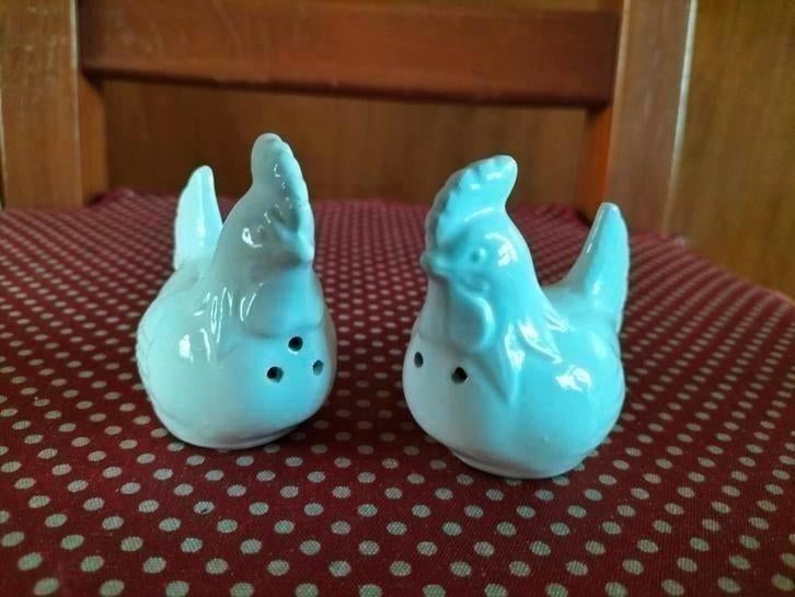 Peper en zoutstel kippen, keramiek, nieuw., Ophalen of Verzenden, Nieuw