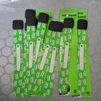 10x kinder INFO armband, "lost and found" armbandjes, Ophalen of Verzenden, Nieuw, Groen, Armband