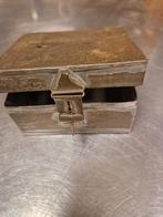 Vintage Metalen Spaarpot/Doosje, Ophalen of Verzenden