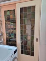 Glas in lood schuifdeur, Ophalen, Gebruikt, Glas in lood