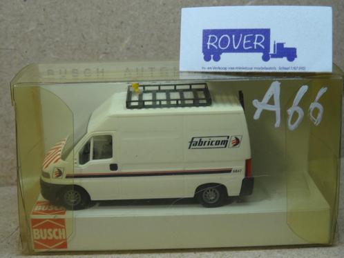 BUSCH 1:87, CITROËN JUMPER "FABRICOM", OVP-47383, Zie Foto`s, Hobby en Vrije tijd, Modelauto's | 1:87, Zo goed als nieuw, Bus of Vrachtwagen