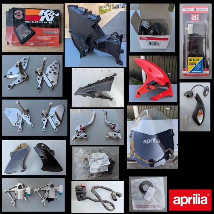 Diverse Aprilia RSV 1000 onderdelen – Gen 2 (2004–2009), Motoren, Onderdelen | Merk-onafhankelijk, Gebruikt, Ophalen of Verzenden