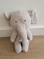 Knuffel olifant Hema gebreid gehaakt 27 cm K9165, Ophalen of Verzenden, Zo goed als nieuw, Olifant