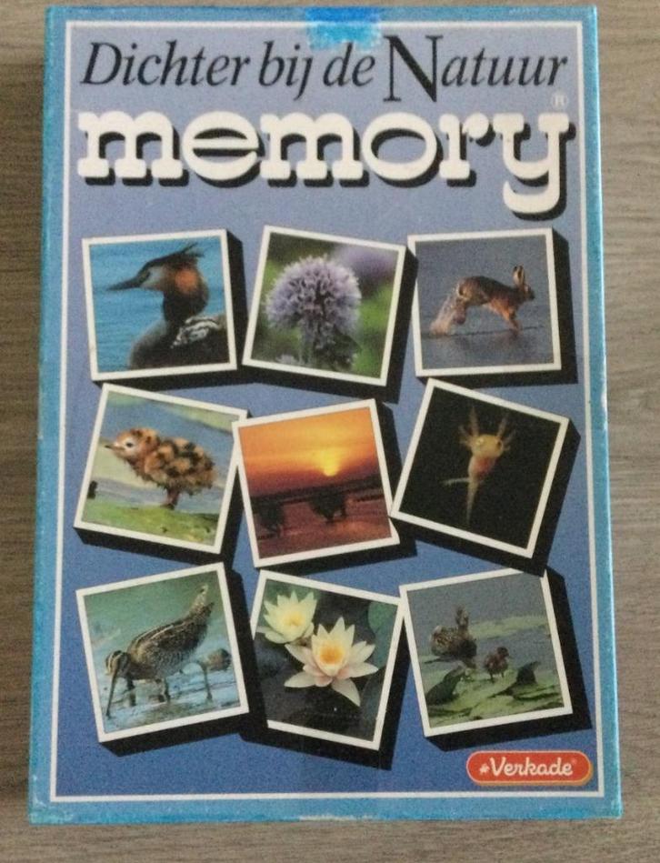 Natuur Memory Spel, Hobby en Vrije tijd, Gezelschapsspellen | Overige, Gebruikt, Een of twee spelers, Ophalen of Verzenden
