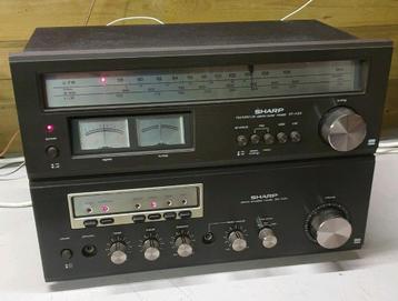 Sharp set versterker sm-1122 + tuner st-1122 vintage 1978  beschikbaar voor biedingen