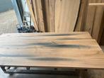 Zeer unieke eiken planken te koop. Of tafel., 100 tot 150 cm, Eikenhout, Ophalen of Verzenden, Vijf personen of meer