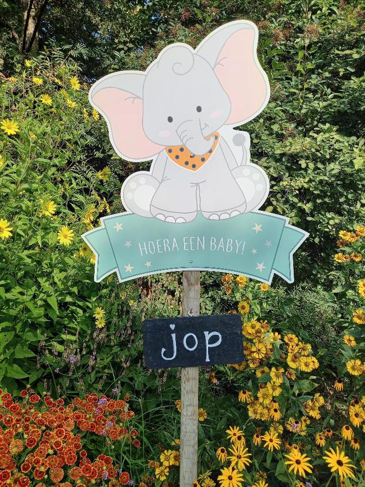 Geboorteborden te huur, Hobby en Vrije tijd, Feestartikelen | Verhuur, Nieuw, Abraham of Sarah, Ophalen