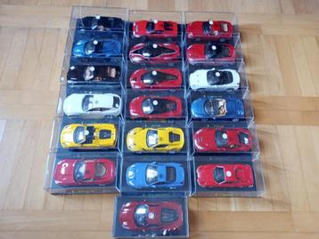 LOT 19 FERRARI MODELS 1/24 SCALE Collection “Le Grandi Ferra beschikbaar voor biedingen