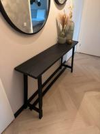 Sidetable zwart, Huis en Inrichting, Tafels | Sidetables, Ophalen, 100 tot 150 cm, Zo goed als nieuw, Overige houtsoorten