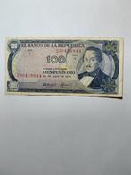 Colombia 100 Pesos Oro 1974, Ophalen of Verzenden, Zuid-Amerika, Los biljet