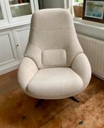 Bolia saga grand fauteuil en hocker. draaibaar zgan., Huis en Inrichting, Ophalen, 75 tot 100 cm, Zo goed als nieuw, 75 tot 100 cm