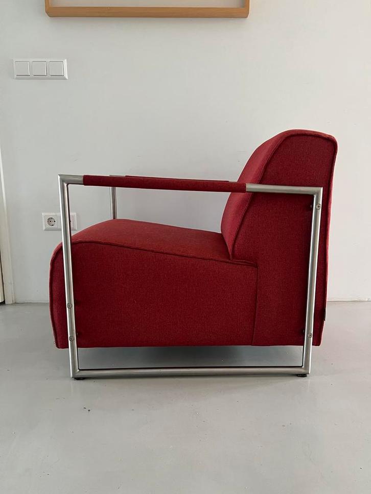 Xooon Fauteuil - Rood - Zeer Goede Staat, Huis en Inrichting, Fauteuils, Zo goed als nieuw, Stof, 75 tot 100 cm, Ophalen
