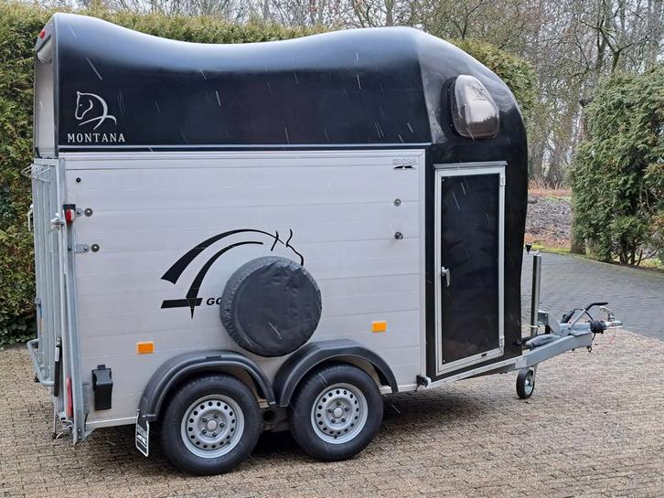VOLLEDIGE ALUMINIUM CHEVAL 2 PAARDS TRAILER TOP STAAT € 5850, Auto diversen, Aanhangers en Bagagewagens, Zo goed als nieuw, Ophalen