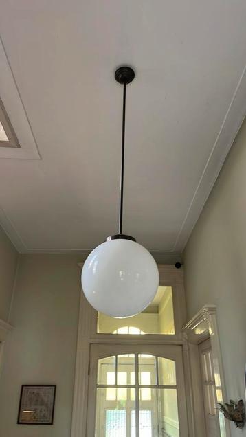 Mooie lamp met koperen stang! beschikbaar voor biedingen