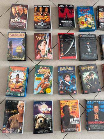 Videobanden (32 films) beschikbaar voor biedingen