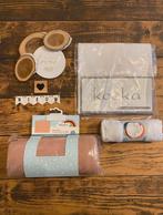 Baby girl setje laken,, deken hoeslaken roze, wit wieg, Ophalen of Verzenden, Nieuw, Wieg