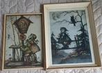 2 Hummel schilderijtjes, Antiek en Kunst, Ophalen of Verzenden