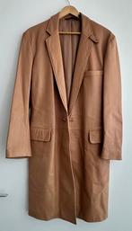 Leren trench coat DKNY herenmaat s, Bruin, Ophalen of Verzenden, Zo goed als nieuw, DKNY