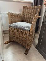 schommelstoel, Huis en Inrichting, Ophalen, Gebruikt, 50 tot 75 cm, Riet of Rotan