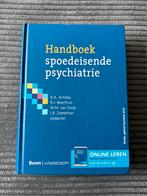 Handboek Spoedeisende Psychiatrie, Ophalen of Verzenden, Alpha, Zo goed als nieuw, HBO