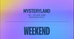Mysteryland weekend tickets x2, Tickets en Kaartjes, Twee personen