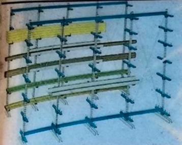 3x Set A-merk draagarmstelling Schäfer 15 staanders 120armen beschikbaar voor biedingen