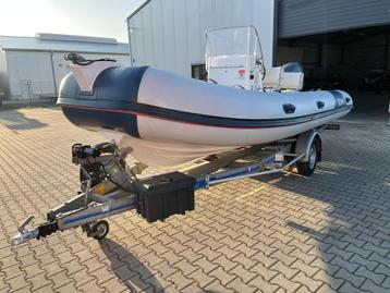 YAM 550R Rib 115 PK Yamaha 76 vaaruren! Ohlmeier trailer beschikbaar voor biedingen